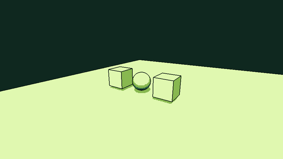 PocketPixel mit grüner Farbpalette